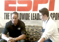 Dustin Keller Visits the ESPN Cafeteria